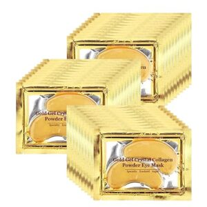 30 Paris Under Eye Patches 24k Gold Under Eye Mask for Puffy Eyes and Dark Circles Treatments, Under Eye Bags Treatment Collagen Gel Pads for Beauty & Personal Care, Gold